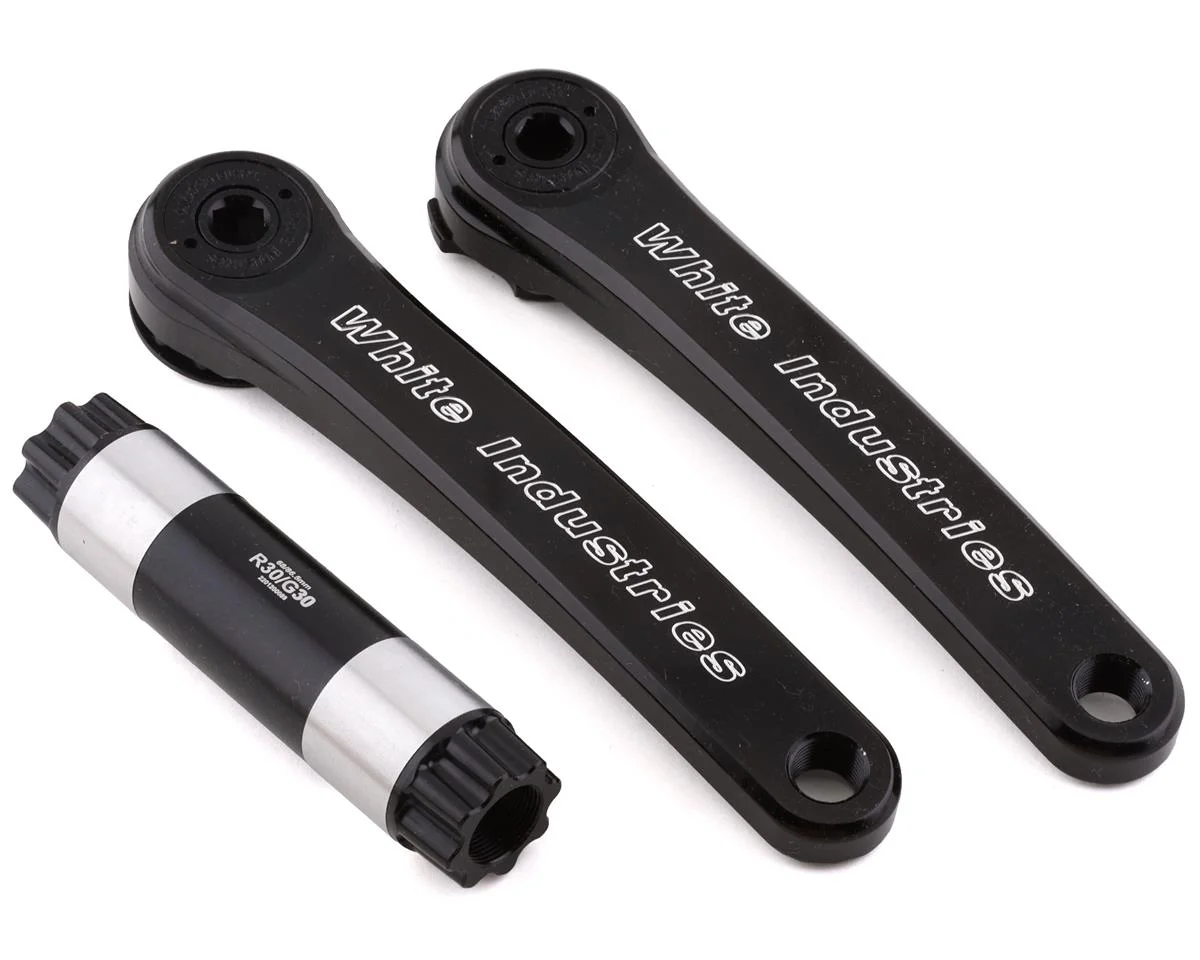 White Industries G30 Gravel Cranks (Black) (30mm Spindle) (170mm)